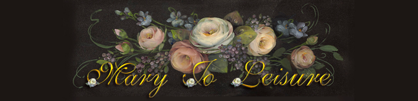 Mary Jo defines the term ‘decorative art’ in every painting. From designing and painting unique décor, to painting on flea market finds, she combines fruits and flowers with graceful lines and delicate colors.  These are just a few examples that you can find in her online Decorative Art Gallery.